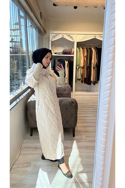 Invee Invee 6378 Ecru Coat