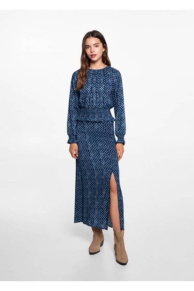 Mango Teen Bluză cu model adunat