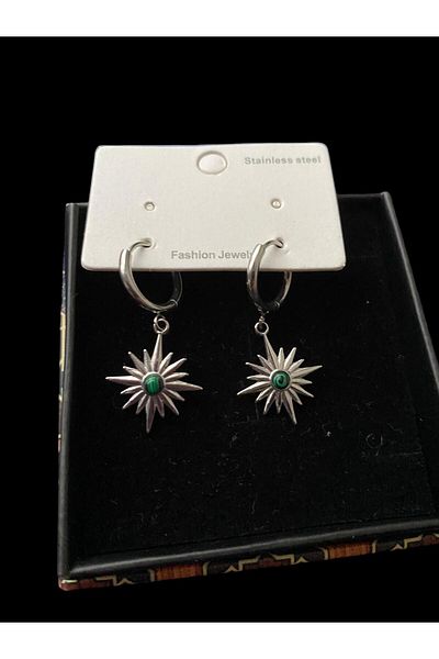 STAİNLES North Star Steel Earrings