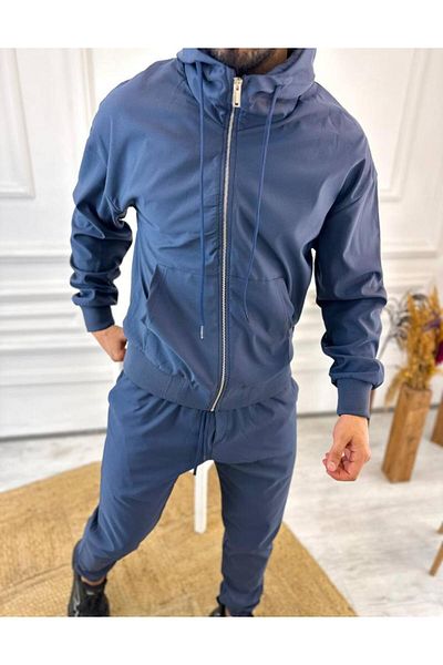 elkumoda Водоустойчиво и ветроустойчиво спортно яке с цип и качулка от плат Parachute