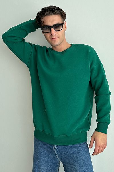 zunop Ανδρικό φούτερ με λαιμόκοψη Oversize