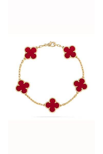 ANGELSS JEWELLERY سوار أحمر كلاريت (نموذج البرسيم سوار أحمر كلاريت VCA)