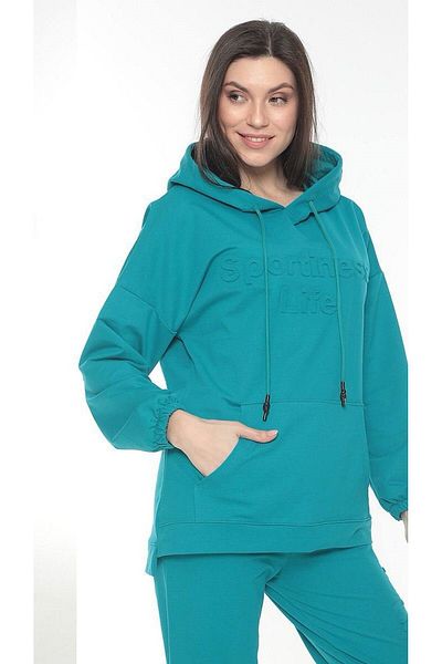 sportiness Set de trening oversize cu imprimeu seersucker