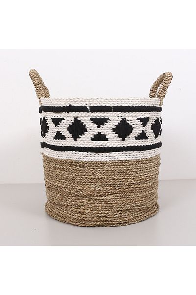 Mylamp Pamukkale Banana Coș Rotund Mijlociu lucrat manual 37x35x44 cm
