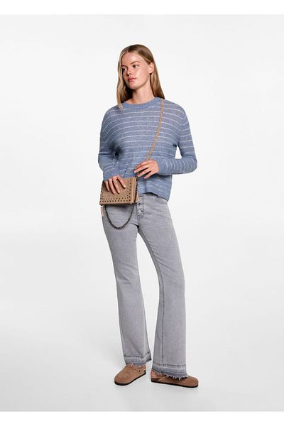 Mango Teen Pulover cu dungi Lurex