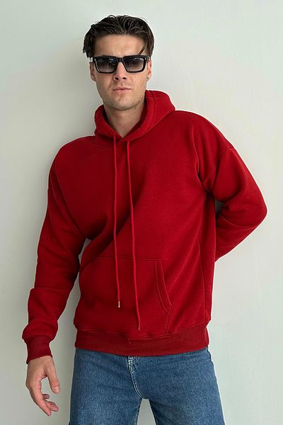 zunop Men's Hooded Oversize Sweatshirt