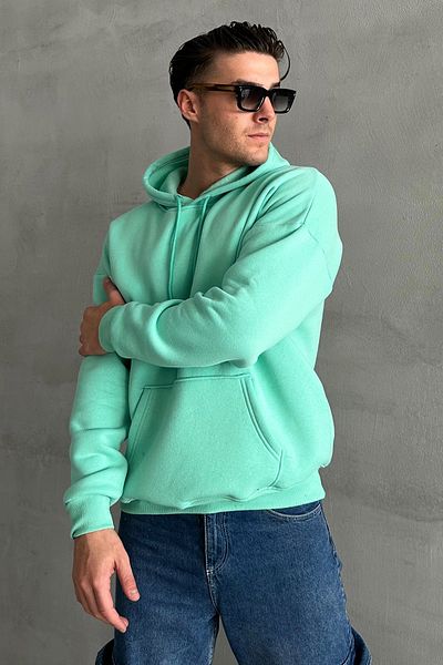 zunop Ανδρικό φούτερ με κουκούλα Oversize