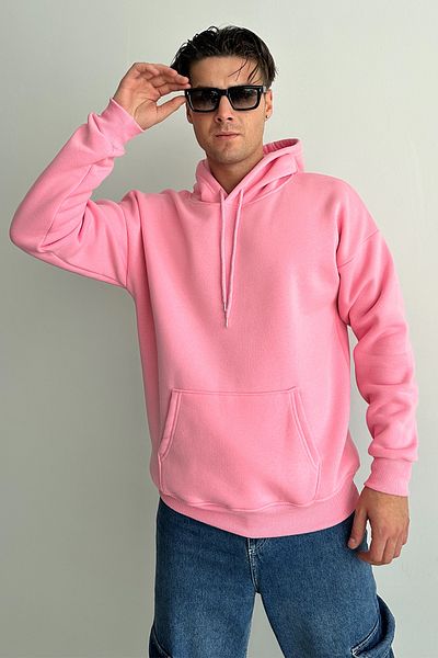 zunop Ανδρικό φούτερ με κουκούλα Oversize