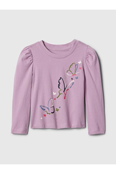 GAP Kız Bebek Lila Mix & Match T-Shirt