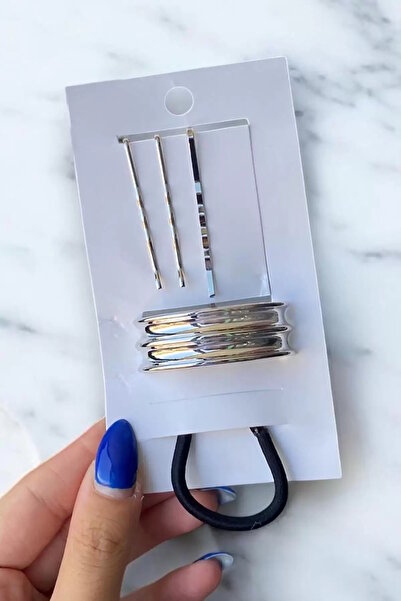 CAŞ DEKORASYON Set de catarame din metal de culoare argintie și sârmă