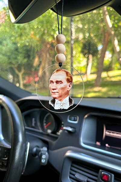 Lusida Design Mustafa Kemal Atatürk Portresi Dikiz Aynası Süsü Hediye Kutulu ...