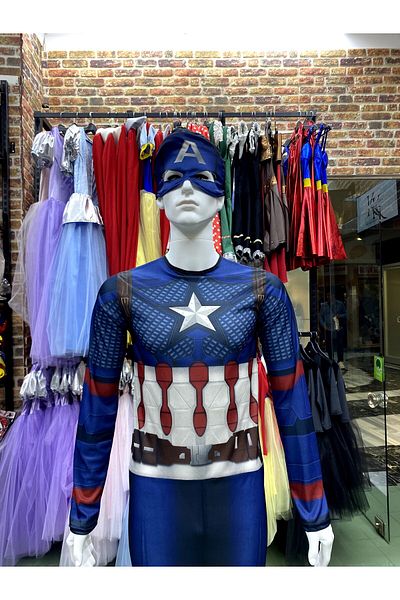 Kadıköy Kostüm Costum pentru Adulti Captain America