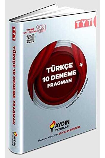 Aydın Yayınları Aydın Yayınları Tyt Türkçe 10 Deneme