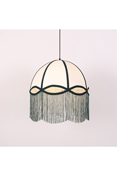 Mylamp Hayal 45x55 cm Doğal Hazeran ve Keten Kumaş Avize