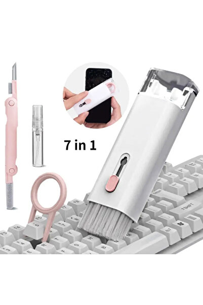 SAVORYHOME 7-in-1 bilgisayar klavye temizleyici fırça kiti kulaklık temizleme...