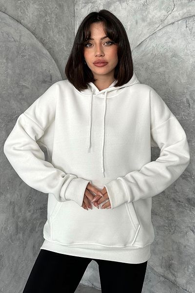 zunop Γυναικείο φούτερ Oversize με κουκούλα