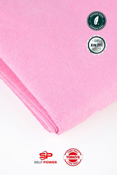 Self Power Baby Pink Metrolic Felt - 100X100 Cm, Colorful Activity Dress