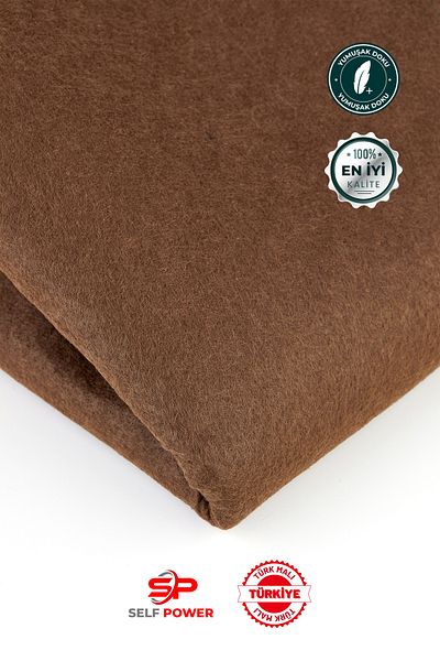 Self Power Brown Color 100X100 cm Colored Activity and Handcrafted Thin Felt