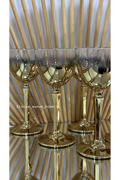 Bohemia Gold Lüx Kadeh takımı 6 kişilik