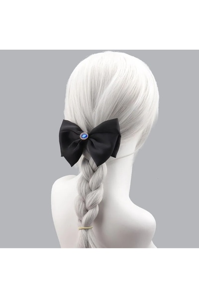 LO ADORO Țesătură din satin - Cataramă automată cu detalii de piatră vintage