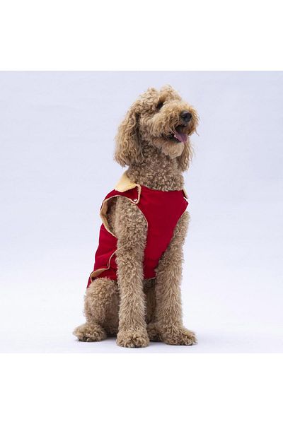 Pawstar Red Yukon Big Breed Dog Vest Dog Outfit Dog Raincoat