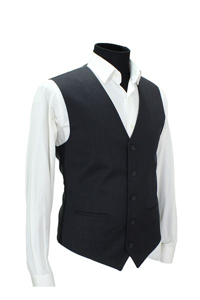 MENTOR REGALO Men's Vest V Neck Anthracite 50624