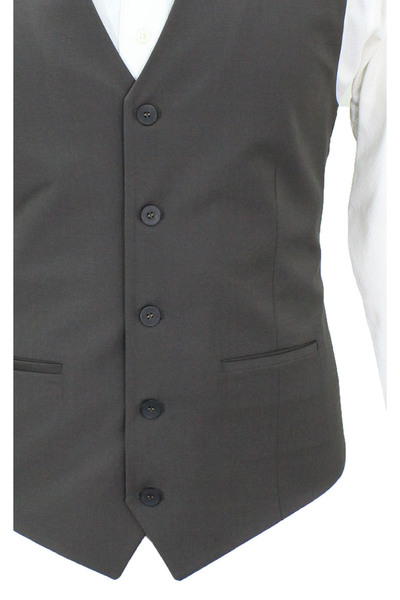 MENTOR REGALO V-подібний комір чоловічий жилет - кава 50668