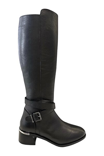 Castle Black CB-97900-1 KADIN DERİ TOPUKLU ÇİZME