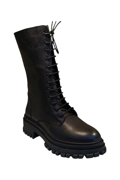 Castle Black CB-66684-1 POSTAL DERİ KADIN BOT