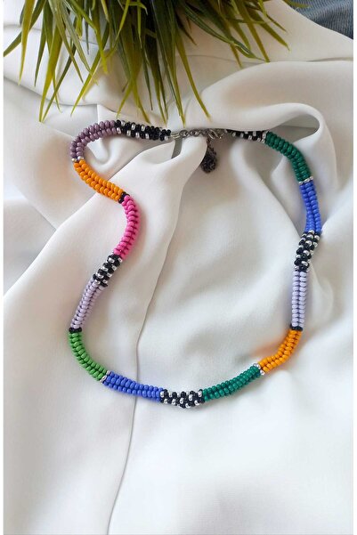 ZeynDesign Renkli Boncuk Kolye