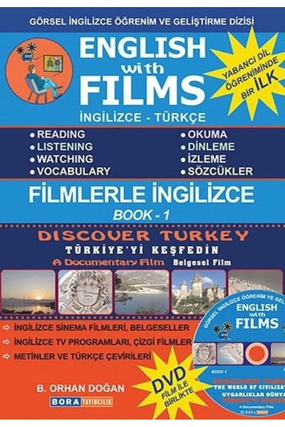 Bora Yayıncılık English With Films Book 1 (WITH DVD)
