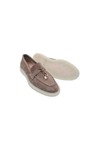 aayak&kabımofficial Genuine Leather Beige Casual Women's Shoes