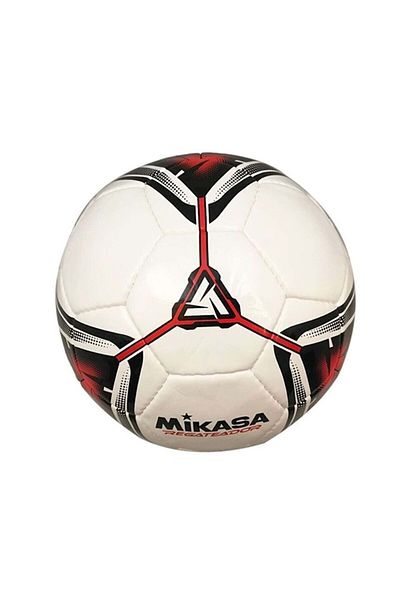 MIKASA كرة قدم Regateador مقاس 5 مخيطة يدويًا باللون الأحمر
