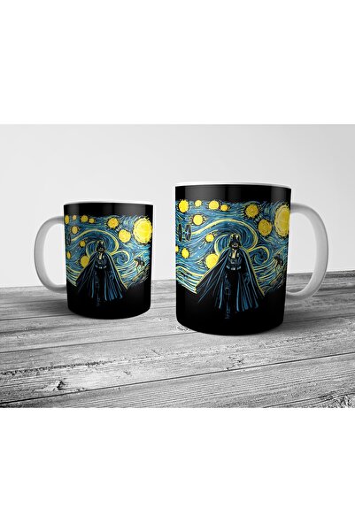 Pixxa Darth Vader Starry Night Star Wars Kupa Bardak