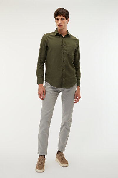 Mudo REGULAR FIT TEK CEPLİ UZUN KOLLU GÖMLEK