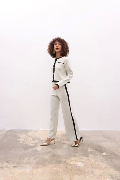 Ecenin Favorileri Tricotaj Cardigan Pantaloni Set