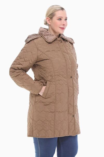 TUTveAL Collection Αδιάβροχο παλτό, Καπιτονέ Plus Size, Γούνινο παλτό, Παλτό,