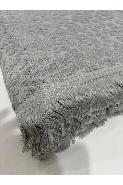 KAYABEY Γκρι Extra Soft 100% βαμβακερή πετσέτα μπάνιου και θαλάσσης - 90x150 cm 700 gr