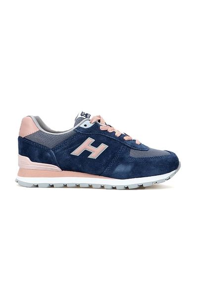 Hammer Jack 102 19250 Peru 100% Genuine Leather Unisex Sports Shoes BLUE-PINK