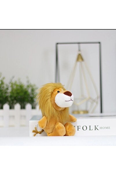 womistore Sevimli Peluş Aslan Anahtarlık Model 16cm