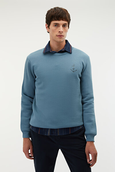 Mudo Printed Crewneck Sweatshirt