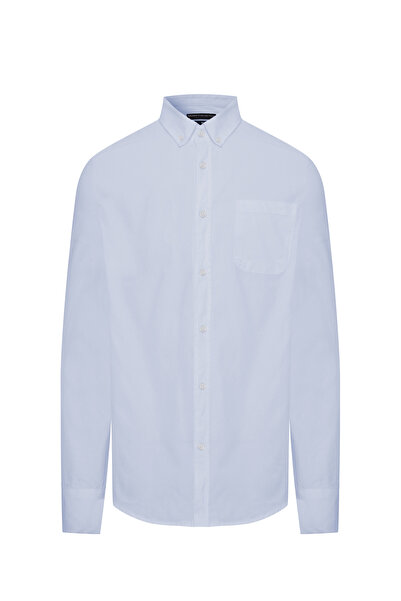 Mudo SLIM FIT TEK CEPLİ UZUN KOLLU GÖMLEK