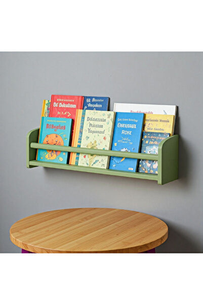 1 adet 60 cm Tek Raf , Montessori Tek Raf ,Beyaz Duvar Rafı, Ahşap raf, Montessori çocuk odası rafı