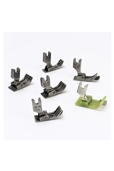 hodbehod Sanayi Düz Dikiş Makinası SP-18 Siperli Tırnaklı Çıma Ayak 6lı Seti