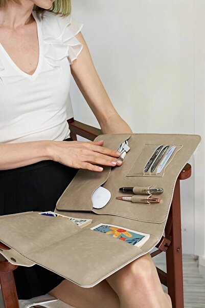 TB Terzi Bey Macbook Air Pro 13-14 Inch Luxury Office Organizer - Document, Laptop, Tablet Bag