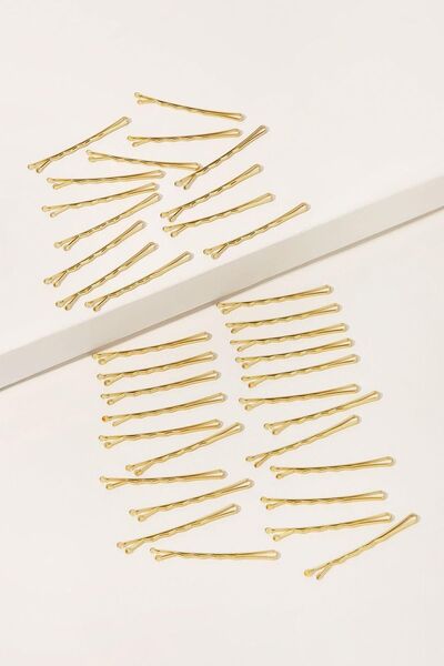 MutluBiDünya 100'lü Gold Tel Saç Tokası Seti