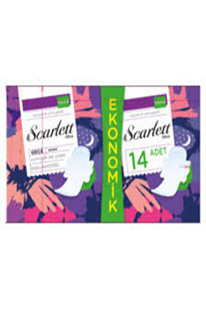 Esma Nur Akboğa Scarlett Hijyenik Ped 14'lü - Gece
