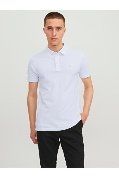 Jack & Jones JJEPAULOS POLO SS NOOS Bílé