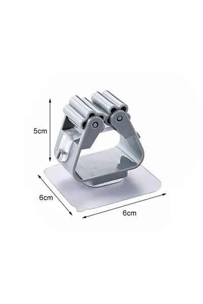 evimdeyokyok Wall Mounted Mop Mop Holder