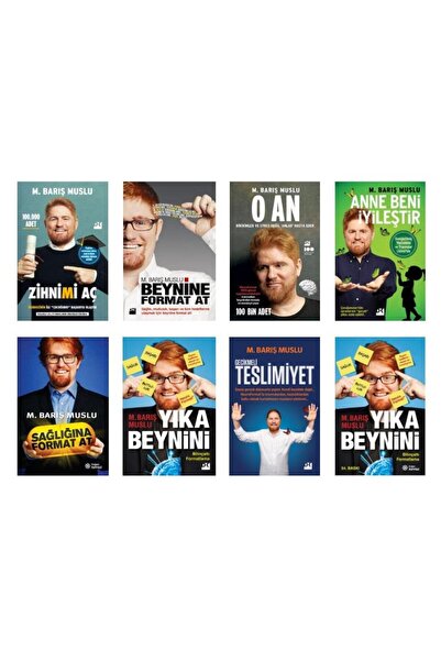Doğan Novus M. Barış Muslu Beynine Format At Seti (8 Kitap)